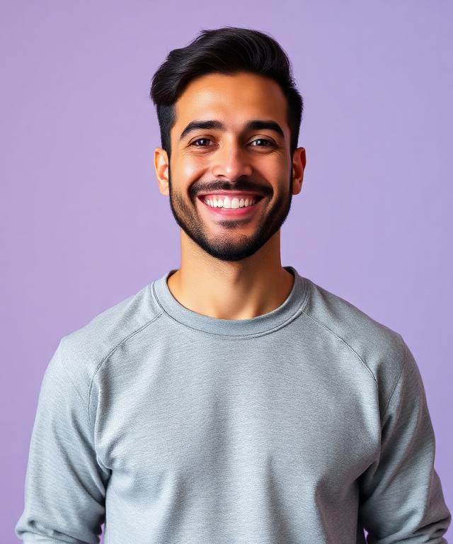 Profissional de marketing sorrindo